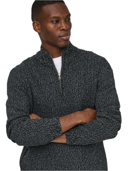 Join Reg LS High Neck Knit Camp