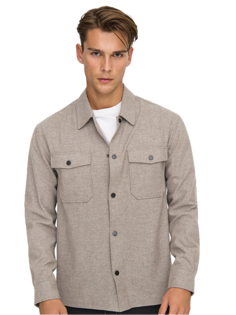 Mark Brushed 0353 Overshirt
