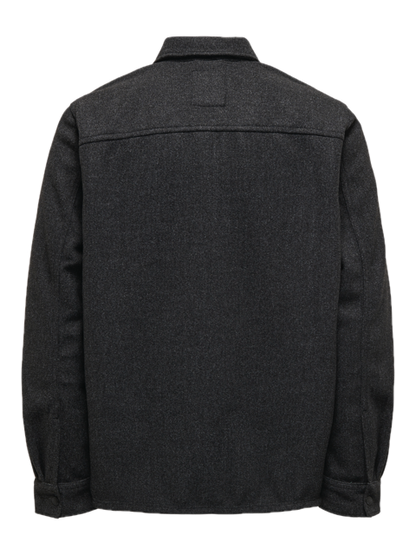 Ash OVR Woolen Look PKT LS Shirt