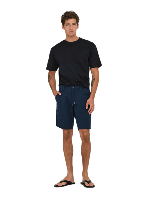 Leo Li0009 Seersucker Shorts