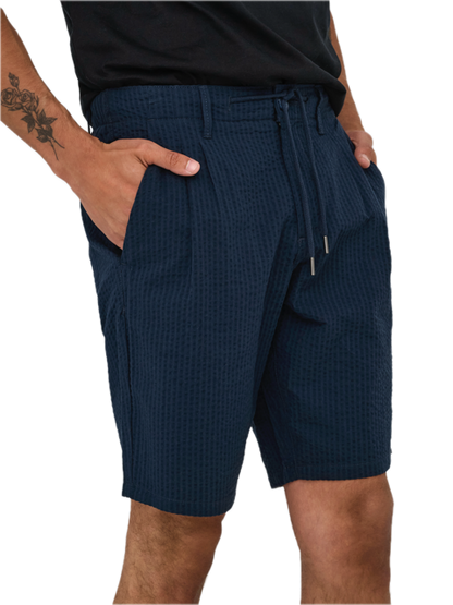 Leo Li0009 Seersucker Shorts