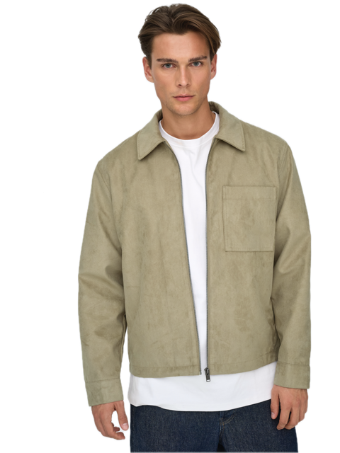 Rick Faux Suede Jacket