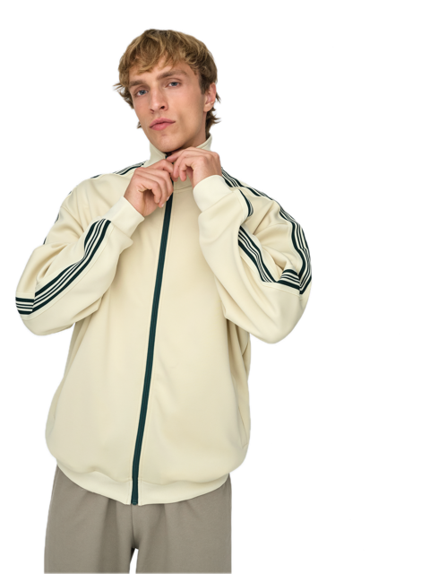 Riber RLX LS Zip Stripe Track Sweat