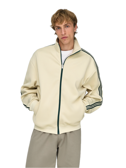 Riber RLX LS Zip Stripe Track Sweat