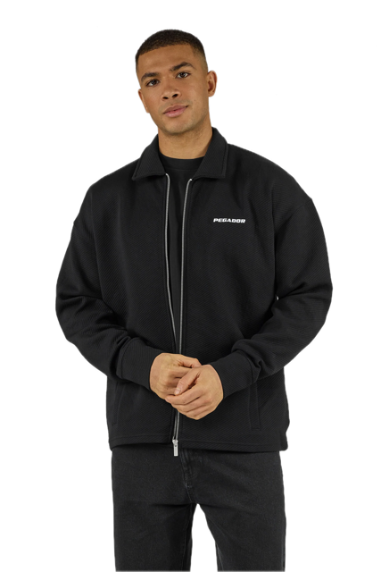 Tate Structured Zip Up Overshirt