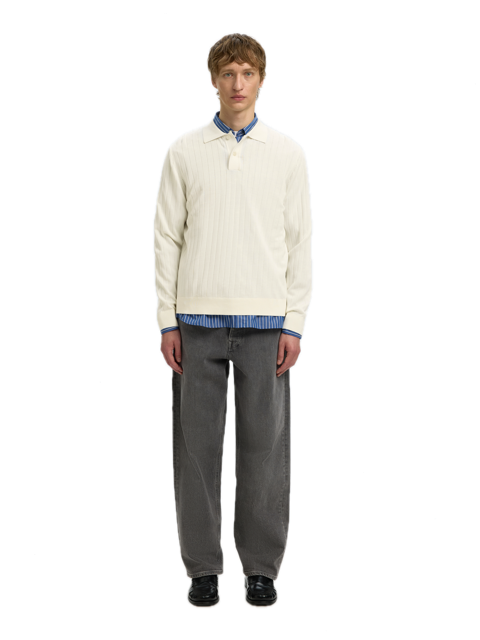 Mtorino LS Knit Rib Polo