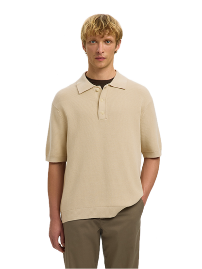 Dane SS Knit Relaxed Polo