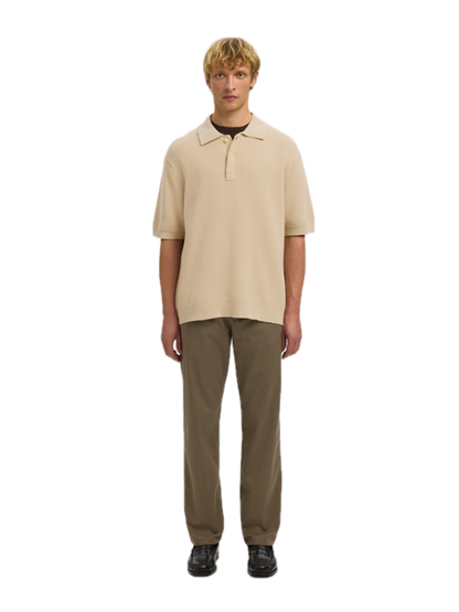 Dane SS Knit Relaxed Polo