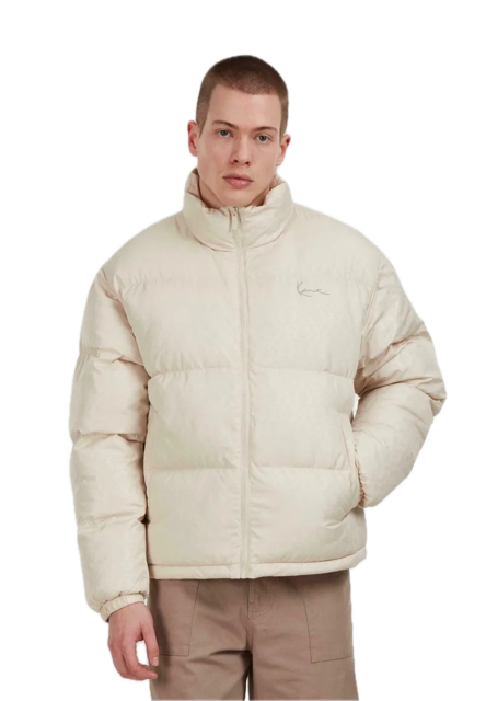 Aop Signature Puffer Jacket