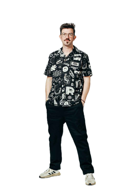 Flash Pattern Hawaiian Shirt