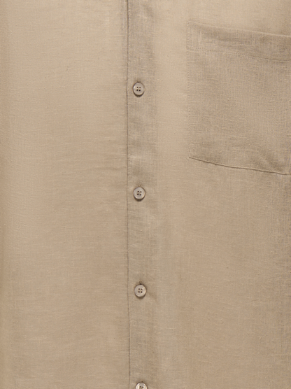 Laurence Linen Resort Collar SS