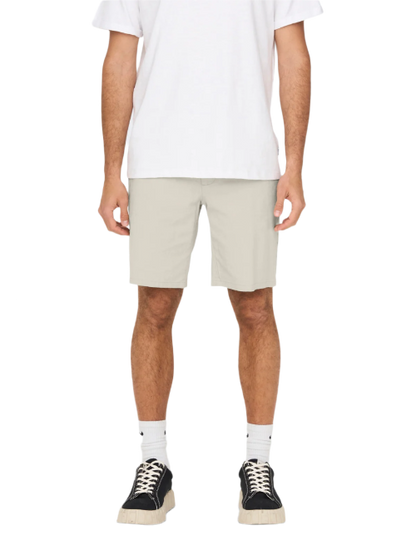 Short en coton et lin Mark 0011