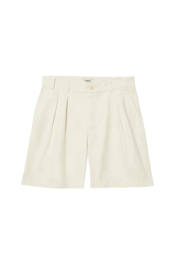 Wide Pleated Pearl Short
