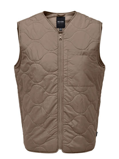 Gilet doublé Art Quilt